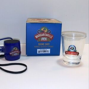 Margaritaville Jimmy Buffett Bluetoothe Sound Shot Glass. Portable speaker